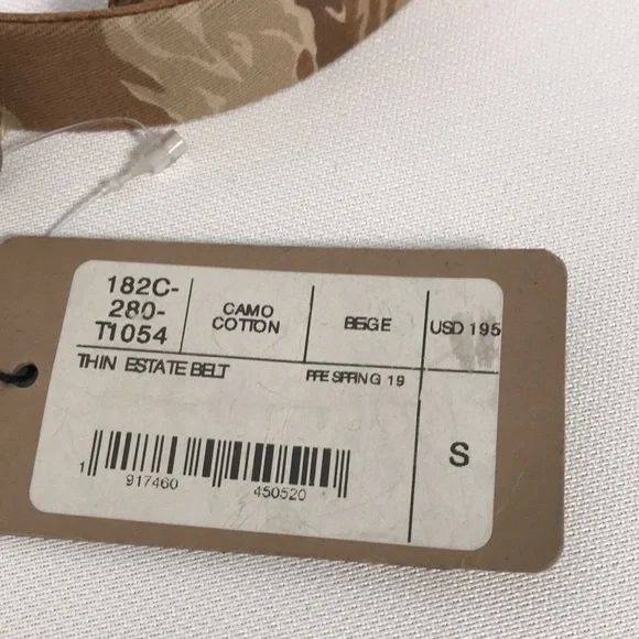 NWT Rachel Comey Thin Estate In Camo Cotton Belt display picture 2